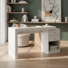 ESCRITORIO CARRARO 1392 BLANCO