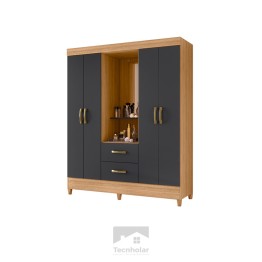 ROPERO MOBI CAPELA NATURE/TITANIUM