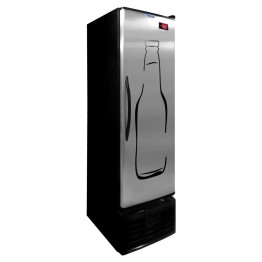 FRICON VISICOOLER VERT 284L  CIEGA P/CERVEZA INOX BAJO CERO