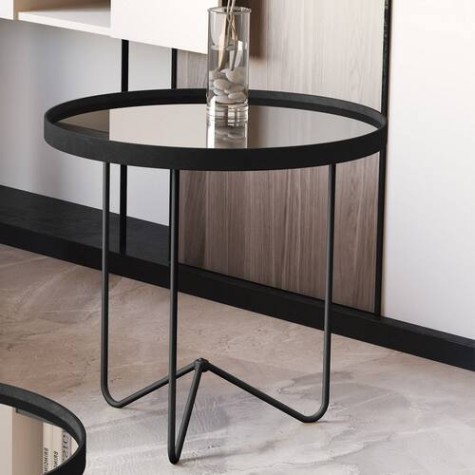 MESA LATERAL ALAMANDA NEGRO
