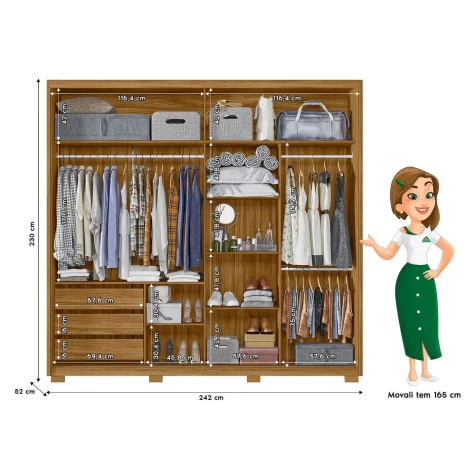 ROPERO MOVAL DHARA FREIJO OFF WHITE