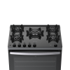 ATLAS COCINA A GAS AGILE UP GLASS TITANIO 5H