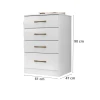 COMODA MOVAL MS913 BLANCO