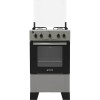 ATLAS COCINA 4H MONACO PLUS TITANIO C/E