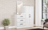 COMODA BRIZ B700 3 CAJONES  2PZ BLANCO