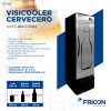 FRICON VISICOOLER VERT 284L  CIEGA P/CERVEZA INOX BAJO CERO