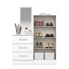 COMODA BRIZ B700 3 CAJONES  2PZ BLANCO