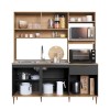 COCINA COMPACTA GENOVA 1.80CM SIN PILETA . FRE/GRA