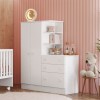 ROPERO 2P 3GAV 4070 C/ COMODA QMOVI BC