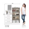 COMODA BRIZ B700 3 CAJONES  2PZ BLANCO