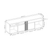RACK NT1290 NOT FRE TRE|GRIS
