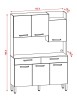 MUEBLE DE COCINA KP MODENA FREIJO VAINILLA