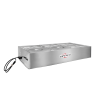 SPOLU BUFETERA MESA TERMICA 6 CUBAS INOX 210X1020X60MM 220V