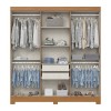 ROPERO BRIZ BE418 6PT NATURE/OFFWHITE C/ ESP