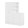 ROPERO 2P 3GAV 4070 C/ COMODA QMOVI BC