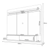 HB HOME SUSPENSO GALAX 1.8 (3840) OFF WHITE-CINAMOMO