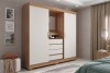 PROVINCIA ROPERO 2P (MP-WL12)(PA3001353) CARVALHO-OFF WHITE FOSCO -