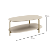 MESA CENTRO OLIMPO OFF WHITE